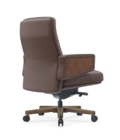 Изображение кресло rv design rafael-m (b2119) кожа коричневая